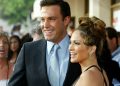 WESTWOOD, CA - JULY 27:   Actress Jennifer Lopez and actor Ben Affleck attend the premiere of Revolution Studios' and Columbia Pictures' film "Gigli" at the Mann National Theatre July 27, 2003 in Westwood, California.  "Gigli" opens nationwide on August 1, 2003.  (Photo by Kevin Winter/Getty Images)